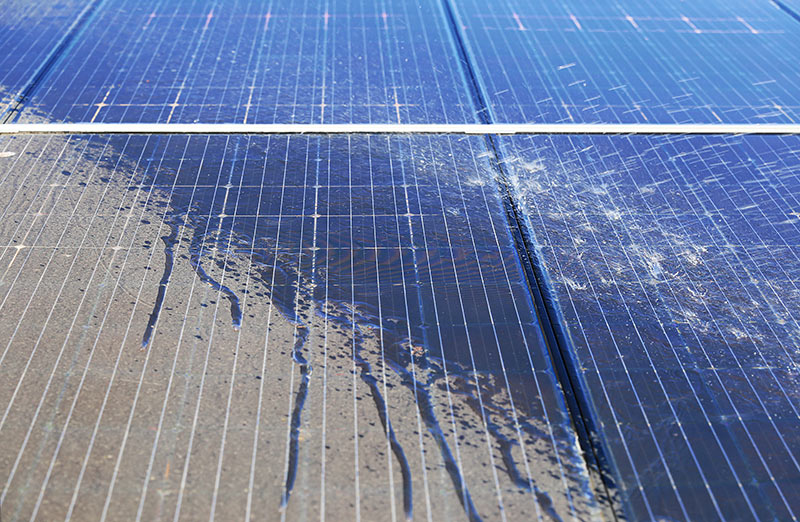 Dirty Panel - SolarWide Panel Cleaning